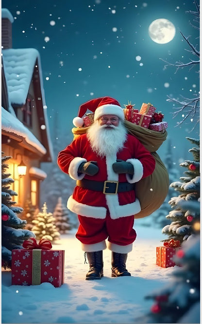 FUNDA FORRO PARA PUERTA  NAVIDEÑA