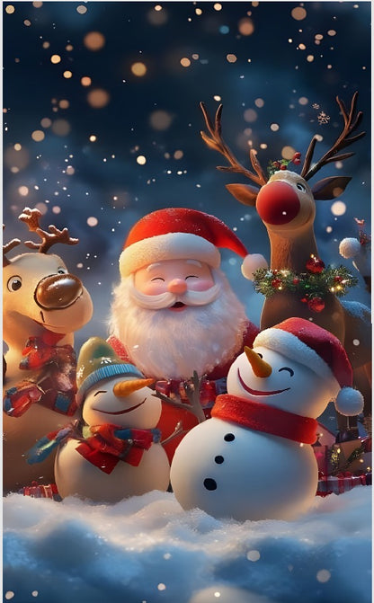 FUNDA FORRO PARA PUERTA  NAVIDEÑA