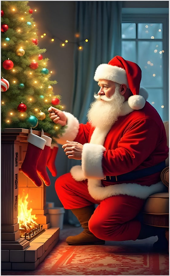 FUNDA FORRO PARA PUERTA  NAVIDEÑA