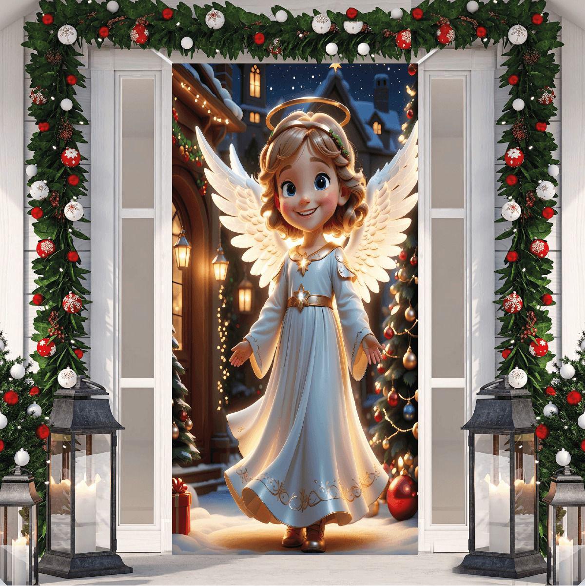 FUNDA FORRO PARA PUERTA  NAVIDEÑA